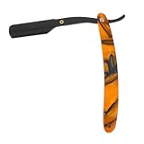 VALICLUD Chic Metall Rasierer für Herren Vintage Klapp Rasiermesser für Bartpflege für...