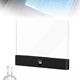 Leselampe Buch,Smart LED Book Light,Panel Book Light,Tragbare Flaches Buchlicht,Dimmbares LED...