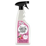 Marcel's Green Soap - Bathroom Cleaner Spray - Patchouli & Cranberry - Degreaser Spray - 97%...