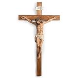 BC Buildclassic Katholisches Kruzifix-Wandkreuz, Jesus Christus-Inspirationskreuz für Kirche,...