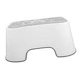 CLISPEED Rutschfester Toiletten Fußhocker aus Robustem Kunststoff Tritthocker für Erwachsene und...