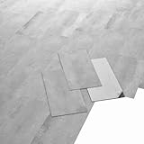 ARTENS - PVC Bodenbelag Shy - Selbstklebende Vinyl-Fliesen - Vinylboden - Betoneffekt - Medio -...