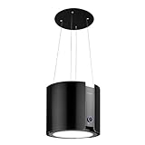 Klarstein Skyfall Smart Dunstabzugshaube - freihängede Abzugshaube, Dunstabzugshaube Umluft/Abluft,...