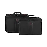 WENGER Patriot 2-TLG Laptop Trolley für Notebook bis 17 Zoll, herausnehmbare Laptop-Tasche 15,6...