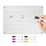 Nevalerra Magnetischer Wochenkalender, magnetischer, trocken abwischbarer Mit Kalender für den...