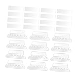 PEPLAYTAL Teiliges Abnehmbare Transparente PVC Hängemappen Registerkarten mit Papierinlagen...