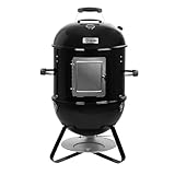 BBQ-Toro 3 in 1 Räuchertonne Ø 47 cm | Grilltonne, Holzkohlegrill, Feuerschale | Smoker mit...