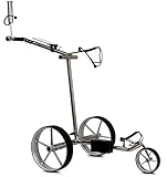 tour-made Haicaddy HC7 Edelstahl I Golftrolley Elektrisch I kleinstes Packmaß I 27-36 Loch I...