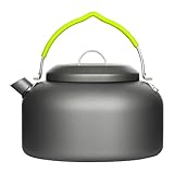 Gutsdoor Camping Wasserkocher 1.1L Aluminium Teekanne Kaffeekanne Tragbar Kochkesssel mit...