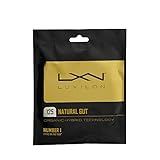 Wilson Tennissaite Natural Gut 125, Durchmesser: 1,25 mm, Transparent, WRZ949125