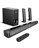 ULTIMEA 4.1ch Dolby Atmos Soundbar für TV Geräte mit Subwoofer, 2-in-1 Bluetooth 5.3 Soundbar für...