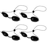 4 Stück UV Schutzbrille Solarium Brille, Professioneller Augen Schutz für Sonnenbank &...