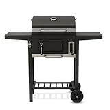 tepro Toronto Compakt, Grillwagen/Holzkohle-Grill mit Rädern, 3-fach höhenverstellbar mit Hebel,...