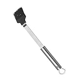 WMF BBQ Marinadenpinsel lang 38 x 5,5 cm, Grillpinsel, Pinsel mit Silikonborsten, Cromargan...