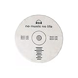 Wokii CD-Disc-Bodenmatte, Musikaufzeichnung, schwarzer runder Teppich, kreativer CD-förmiger...