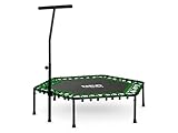 Neo-Sport Fitness Trampolin Klein Mit Höhenverstellbarem Haltegriff Mini Jumping Trampolin...