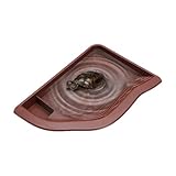 manhegari Reptilienschüssel – große Badeschale für Reptilien | großes Landschaftsbecken für...