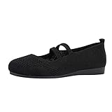 Damen Ballerinas Weite H Mehrweite Pumps Textil Vegan Stilettoabsatz Espadrilles für Damen Casual...