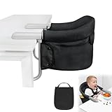 TWOLIIN Tischsitz Babystuhl Sitzerhöhung, Sitzhilfe für Kinder, Tragbarer Hochstuhl Kinder...