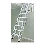 Elektrische Teleskopleiter - Vollautomatisch, Titan-Magnesium-Legierung, unterstützt 500 kg, ideal...