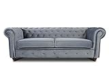 Sofa Chesterfield Asti 3-Sitzer, Couch 3-er, Glamour Design, Couchgarnitur, Sofagarnitur,...