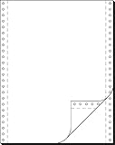 91200 Endlospapier 2-fach, 12 Zoll x 240 mm (A4 hoch), 52/52 g, 1000 Sätze LP,...