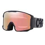 Oakley Line Miner L Forged Iron wPrzm Rose Gld Skibrille für Herren und Damen + Paket mit...