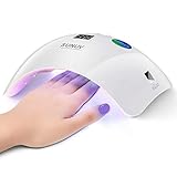 SUNUV UV LED Nagellampe für Gelnägel mit 30, 60, 99s Timer-Einstellungen, Automatischer...