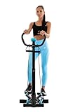Hop-Sport Stepper HS-055S, Side Stepper perfekt für Zuhause, mit verstellbarem Haltegriff und...