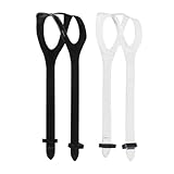 AEIOPRS 2 Stück Tauchmaskenband Silikon Ersatz Maskenband für Taucherbrille Universelles...