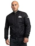 Lonsdale London Tern Hill Männer Bomberjacke schwarz M 100% Polyester Streetwear