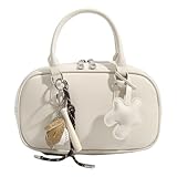 VisBeaut Gyios Women's Bags Niche Design Bowling Bag Female Cute Retro Handbag Shoulder Crossbody...