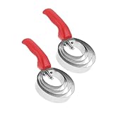 CORHAD 2 Stück Teiliges Pferde Rinder striegelset aus Metall mit Ergonomischem Griff Langlebig und...