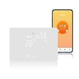 KETOTEK Smart Thermostat WLAN für Gastherme/Fussbodenheizung Wasser 5A 230V, WiFi Raumthermostat...