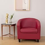Sesselhussen aus Leder, rutschfest, PU-Sofaschutz, universal, luxuriös, für Wohnzimmer und Hotel,...