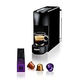 Nespresso Krups Essenza Mini Kaffeekapselmaschine, 7 Kapseln, 19 bar, Energiesparmodus, 1260 Watt,...