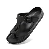 YUHITYGZGS Pantoletten Sandalen für Damen Herren, Sommer Bequem Zehentrenner Schlappen, Cozy Slides...