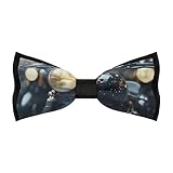 asbwuo Vintage-Scheinwerferlampe, Motorrad, klassische Herren-Business-Fliegen, verstellbar,...