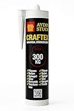 CRAFTEX Universal Montagekleber 300 KG – Starker Stärkekleber für Fliesen, Holz, Stein, Spiegel,...