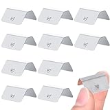 WMUVAZA Regen Windabweiser Clip, 10 Stück Windabweiser Clips, Auto Wind Regen Abweiser Kanal...