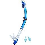 Supertrip Trockenschnorchel Erwachsene Unisex Trocken Snorkel Schnorchel mit Ventil zum Schnorcheln...