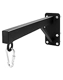 QWORK® Boxsackhalterung Wandhalterung inkl. Befestigungsschrauben - Solider Stahl - 60cm -Tragkraft...