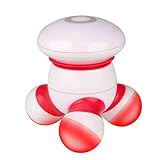 Cotsoco Mini-Handmassagegerät, tragbar, vibrierend, mit LED-Licht, ideal für Hand, Kopf, Nacken,...