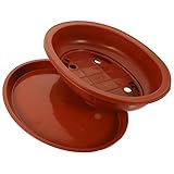 LEREAMTP 1 Set Langlebiger ovaler Bonsaischale, praktischer Kunststoff-Blumentopf zur Verwendung zum...