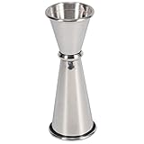YSBRYD Jigger für Barkeeper, Doppel-Jigger Premium Edelstahl Jigger Messbecher Schnapsglas Bar