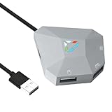 Tastatur- und Mausadapter für PS4/PS3/Xbox One/Xbox 360/NS Switch, Adapter Maus Tastatur Kompatibel...