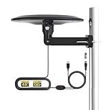 SIGNALPLUS Omnidirektionale digitale TV-Antenne für Smart-TV, Outdoor, lange Reichweite, 160 km und...