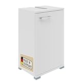 Probus Basic Badunterschrank 40 cm – Moderner Waschbeckenunterschrank in weißem Design mit viel...