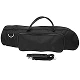 Ladieshow Wasserdicht Trompetentasche，Black Oxford Cloth Musikinstrument Trompetentasche Box...