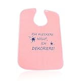 Rosa Still-Lätzchen, Wasserdicht, Bequem und Hautfreundlich, Geeignet für Erwachsene und ältere...